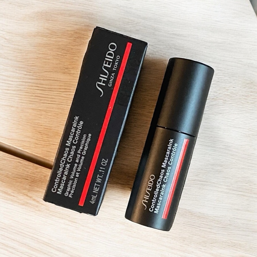 💎 SHISEIDO ControlledChaos MascaraInk 01 Black Mascara New In Box